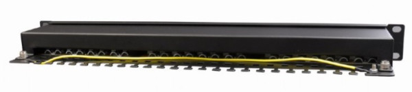NPP-C624-002 Gembird Cat.6 24 port shielded patch panel, 19 1U