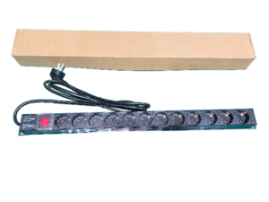 ExeLink Razvodni PDU panel za rack 19 in, sa 12 utičnih mesta, kabl 2m (aluminijum)