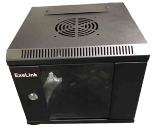 Rek ExeLink zidni orman 10 in 6U  vrata staklena