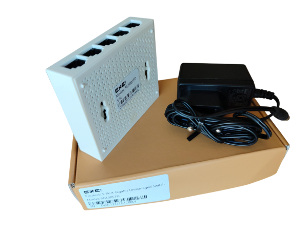 ExeLink SG1005TD swich Gbit, 5 x 10/100/1000 Base-T portova, plastično kućište