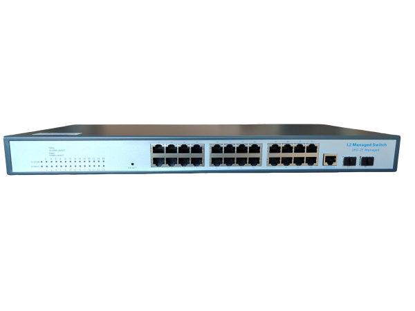 ExeLink SG2526 switch 24×10/100/1000 Base-T:2×1000 Base-X SFP porta L2 Managed