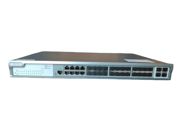 Exelink SGX3728S switch za Rack 24×1000 Base-X SFP,8×10/100/1000 Base-T,4x1G/10GE Base-X SFP+ porta,2 modularna ležišta za napajanje