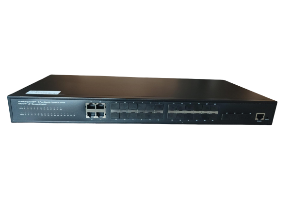 Exelink SGX3728S-V2 upravljivi switch za Rack 24x1000Base-X SFP,4×10/100/1000 Base-T combo,4x1G/10 GE Base-X SFP+ porta L3