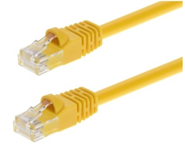 Patchcord kabl UTP cat6 0,3m žuti