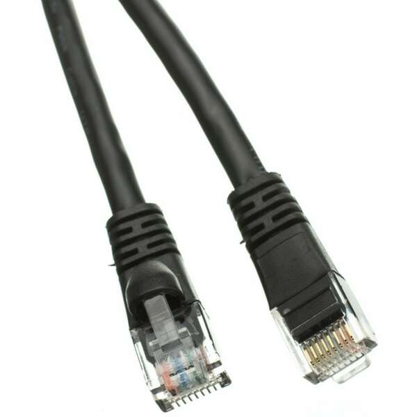 Patchcord kabl UTP cat5e 0,3m crni