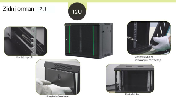 SLT Rek orman 12U 600×600 19 inca