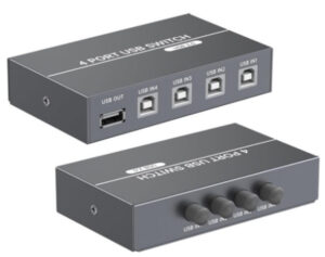 USB 4porz switch 2.0 Hi-Speed KT-USW4
