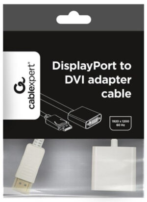 A-DPM-HDMIF-002-W Gembird DisplayPort v1 to HDMI adapter cable, white FO