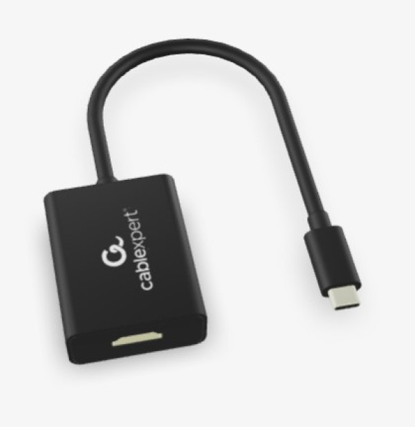 A-CM-HDMIF-01 Gembird USB-C to HDMI adapter, black (A-CM-HDMIF-03) FO A