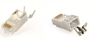 LC-PTF7-01/100 Gembird Zasticeni modularni CAT7 prolazni utikac 15u pozlacen, FTP, SFTP, 100 kom.