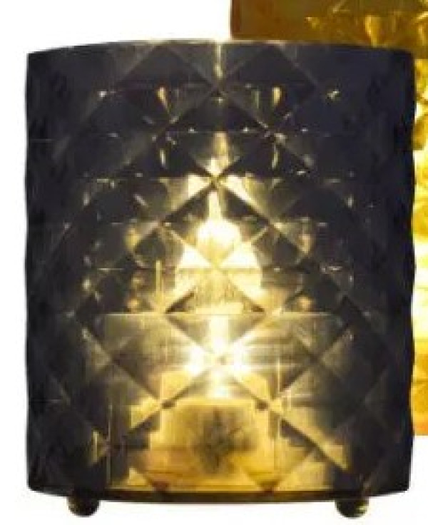 Mini LED svecnjak Sivi 60x70mm (cena je za 1kom)