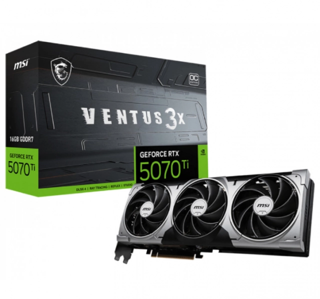 VGA MSI RTX 5070TI 16G VENTUS 3X