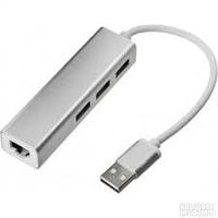 USB LINKOM HUB USB3.0 - 3xUSB3.0 + LAN RJ45port Siva (Linkom269)