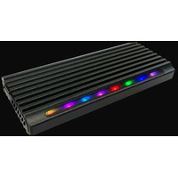 HDD SSD Rack LC Power LC-M2-C-NVME-4  Enclosure for NVMe M.2 SSD  USB-C (USB3.2 Gen.2x1) Usb Type-C Black