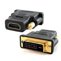Adapter E-Green DVI-I (24+5) Dual Link (M) - HDMI (F) crni