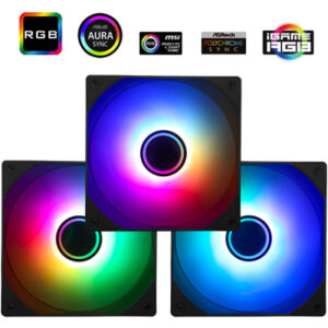 Cooler VENTILATOR Thermalright TL-C12B-S V3 X3 Black