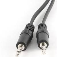 Kabl E-Green Audio 3.5mm stereo (M) - 3.5mm stereo (M) 1.2m crni