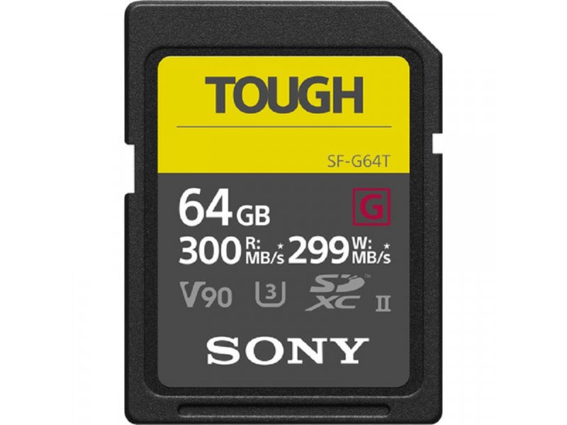 SONY 64GB SF-G Tough Series UHS-II SDXC 5640