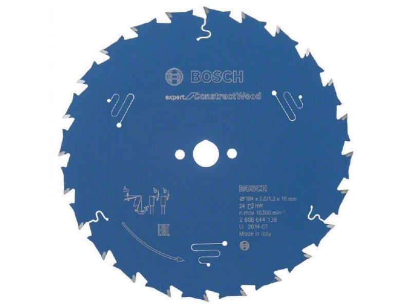 BOSCH List kružne testere Expert for Construct Wood 184x16x2 1.3×24 T