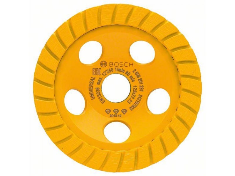 BOSCH Dijamantska lončasta ploča Best for Universal Turbo 2608201231, 125 x 22,23 x 5 mm