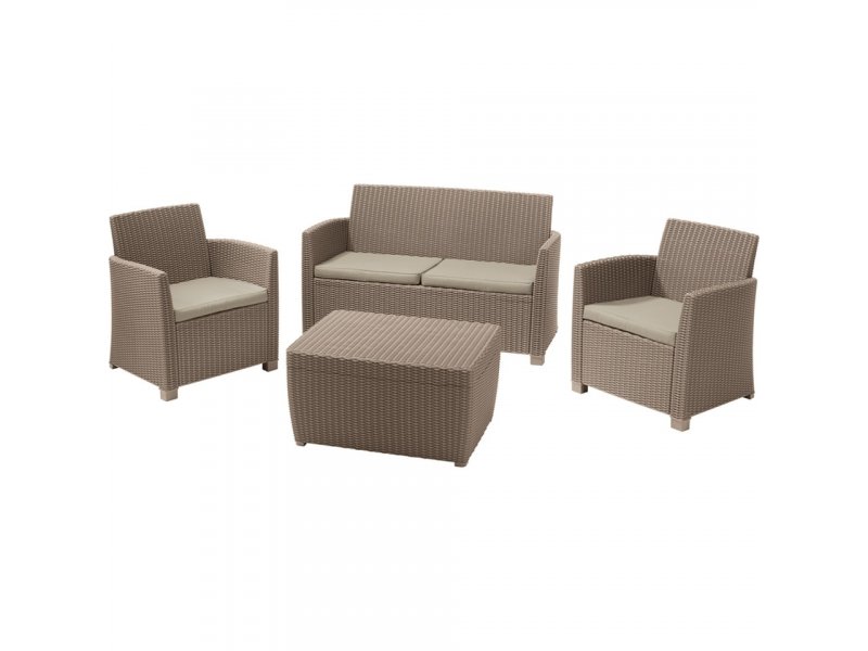 KETER MIA bastenski set kapucino