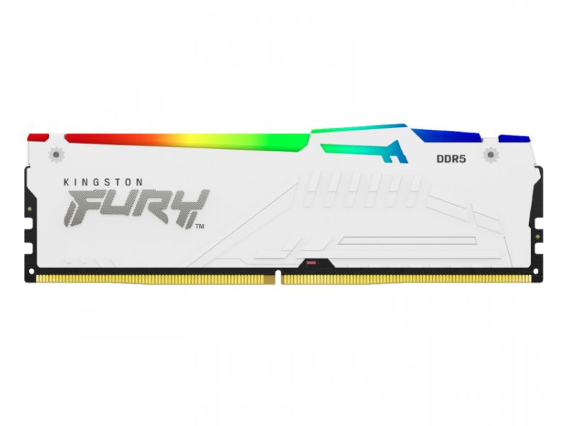 KINGSTON DIMM DDR5 16GB 6800MT/s KF568C34BWEA-16 FURY Beast White RGB EXPO