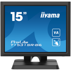 IIYAMA Monitor LED T1531SR-B1S 15' VA, Res Touch