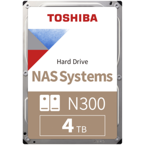 HDD NAS TOSHIBA N300 4TB CMR, 3.5''