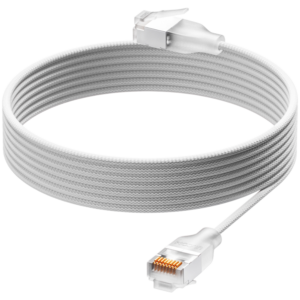 Ubiquiti UniFi Premium Patch Cable UACC-Cable-Patch-EL-C6A-2M-W Ultra-thin braided patch cable, designed and optimized for 10 GbE networking