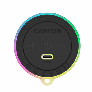 CANYON Magnetic BT speaker OnMove 13 5W Black