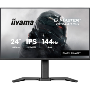 24 inch IPS Gaming G-Master Black Hawk FreeSync 1920x1080 144Hz 300cd/m2 HDMI DisplayPort 1ms MPRT Adaptive Sync Speakers USB 2x 2.0 Black Tuner 15cm Height Adj Stand