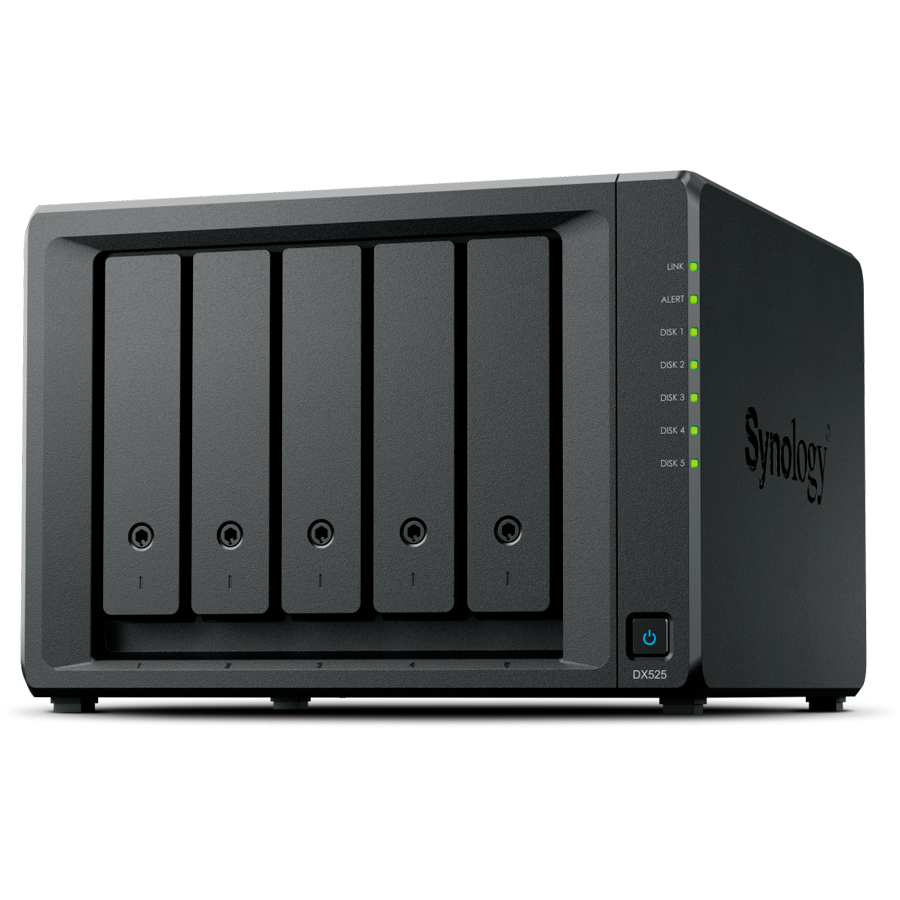 Synology DX525 Expansion Unit, 5-bay ( 2.5 or 3.5 SATA HDD/SSD)