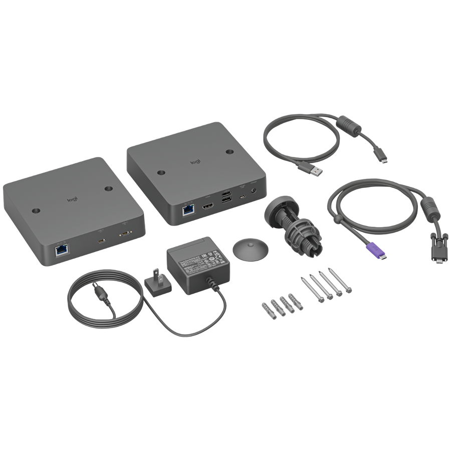 LOGITECH EXTEND – BLACK – USB – PLUGCG – EMEA29-953