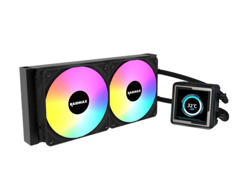 RAIDMAX CPU hladnjak Raidmax INFINITA LM240 ARGB LCD 2.73” Black, LM240BK