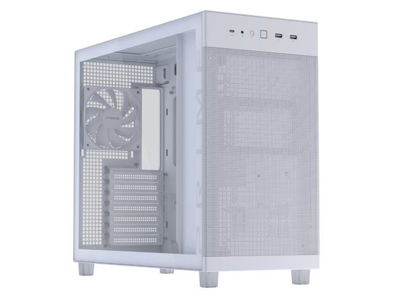 ASUS PRIME AP303 TG WHITE micro-ATX kućište belo