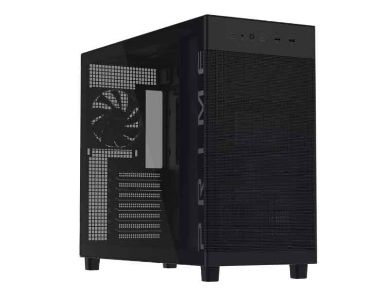 ASUS PRIME AP303 TG BLACK micro-ATX kućište crno