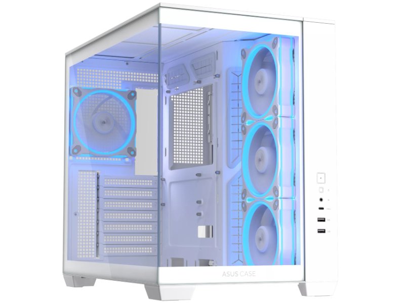 ASUS A32 PLUS TG ARGB micro-ATX kućište belo