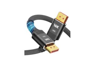 E-GREEN Kabl DisplayPort 2.1 M/M 16K/80Hz 2m, crni