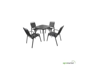 Green Bay Baštenski set Aruba sa 4 stolice (A+B)