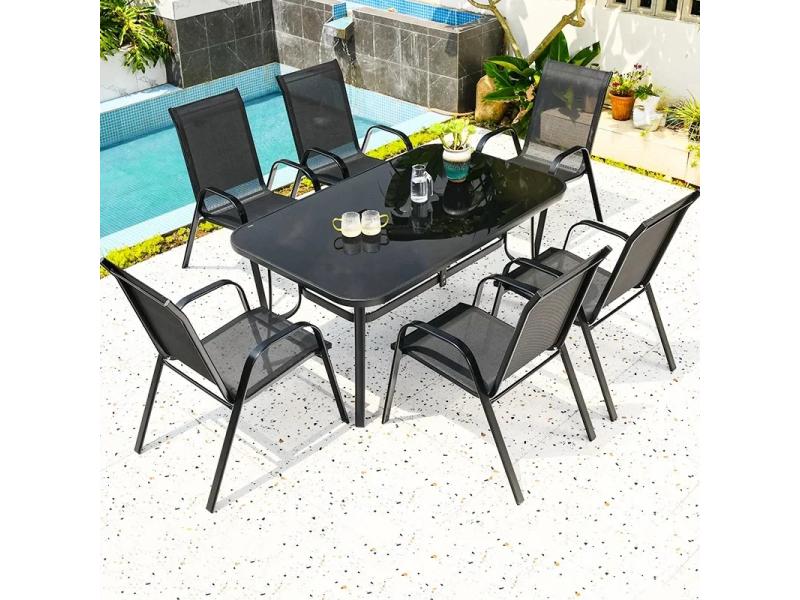 PROGARDEN Sto sa 6 stolica 001/set