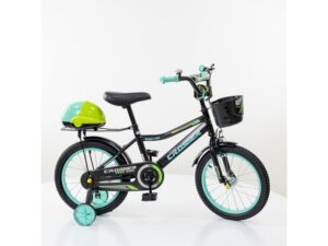 ARISTOM 724-16” Crosser Dečiji bicikl sa pomoćnim točkovima crno-zeleni