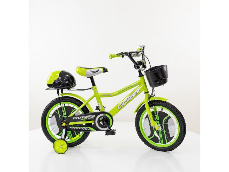 ARISTOM 724-16” Crosser Dečiji bicikl sa pomoćnim točkovima zeleni