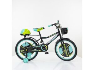 ARISTOM 724-20” Crosser Dečiji bicikl sa pomoćnim točkovima crno-zeleni