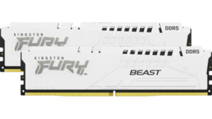 RAM DIMM DDR5 32GB (2x16GB) 5200MHz Kingston Fury Beast White KF552C40BWK2-32