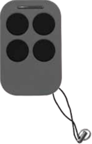 SLT-4C Grey Daljinac 4 tastera gum.