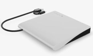 DVD-USB-031-BW Gembird eksterni USB CD/DVD drive Citac-rezac, USB + USB-C, black-white