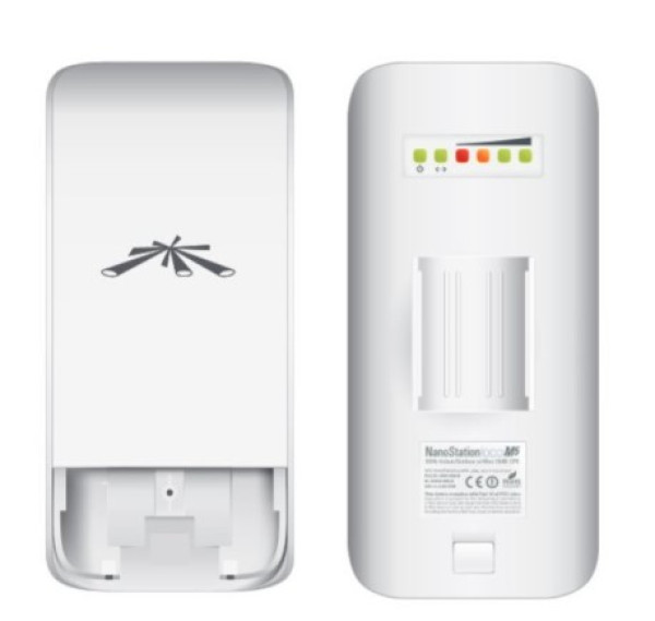 Ubiquiti NanoStation Loco M2, outdoor 2.4GHz MIMO, 2x 8dBi, AirMax