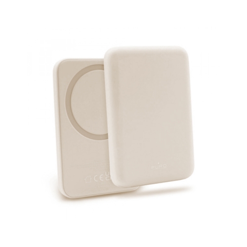 PURO MagSafe power bank 4200mAh bežična eksterna baterija Bež