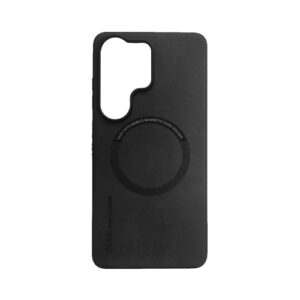 Silikonska futrola OLGE Magnetic Samsung S26 Ultra CRNA