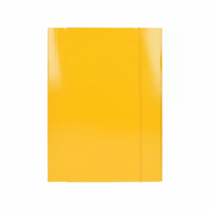 Fascikla plastificirana sa gumicom 600g Optima žuta